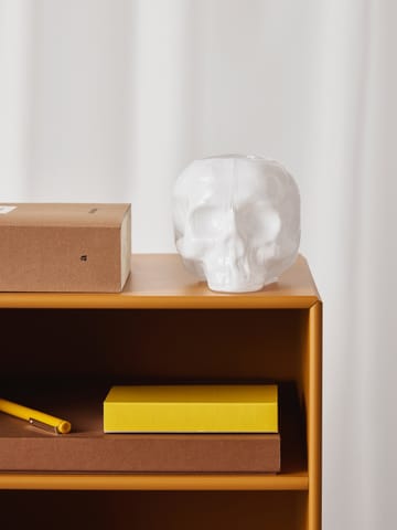 Skull kynttilälyhty 8,5 cm - Valkoinen - Kosta Boda