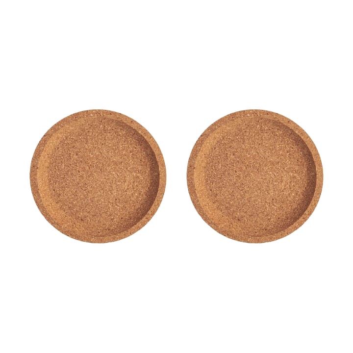 Viva korkkialuset Ø10,9 cm 2-pack - Ruskea - Kosta Boda