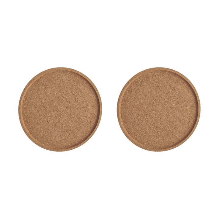Viva korkkialuset Ø16,8 cm 2-pack - Ruskea - Kosta Boda