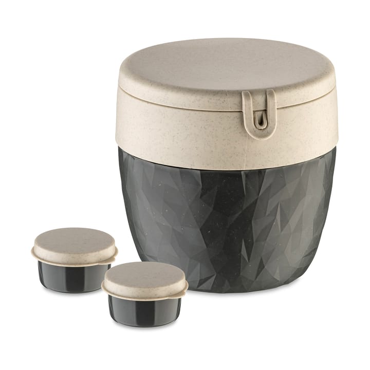 Bentobox lounasrasia L, Nature ash grey Koziol