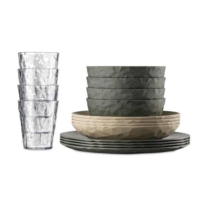 Club Göteborg-serviisi 16 osaa biocirk-termoplastia - Monivärinen - Koziol