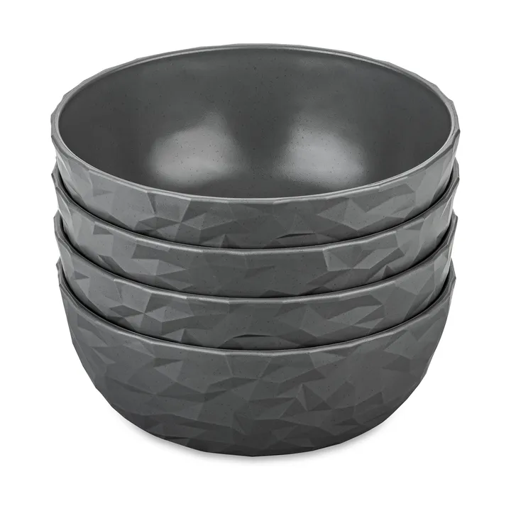 Club kulho Ø16,2 cm 4-pack biokierrätysmuovi - Nature ash grey - Koziol