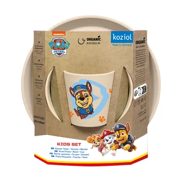 Connect Paw Patrol lastenastiasto 3 osaa. - Beige - Koziol