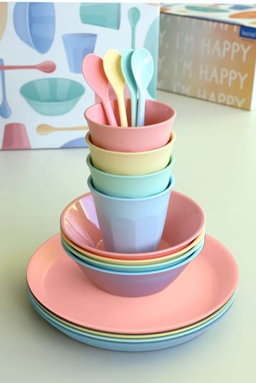 Nora Macarons astiasto 16 osaa. - Monivärinen - Koziol