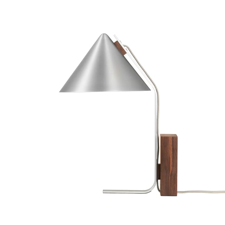 Cone pöytävalaisin - Alumiini-saksanpähkinä - Kristina Dam Studio