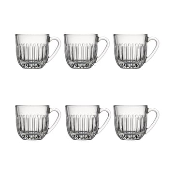 Ouessant espressolasi 9 cl 6-pakkaus - Kirkas - La Rochère
