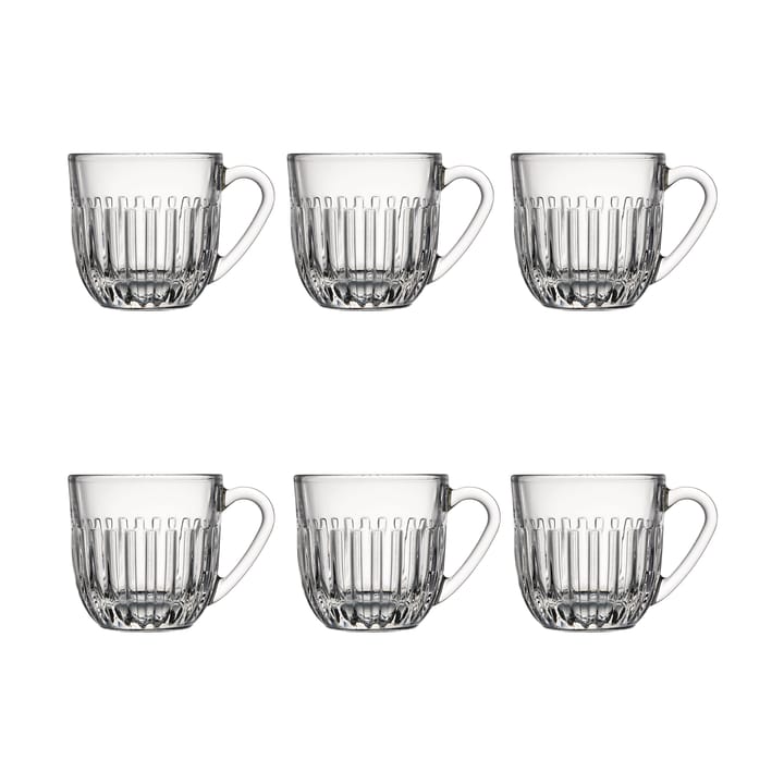 Ouessant espressolasi 9 cl 6-pakkaus - Kirkas - La Rochère