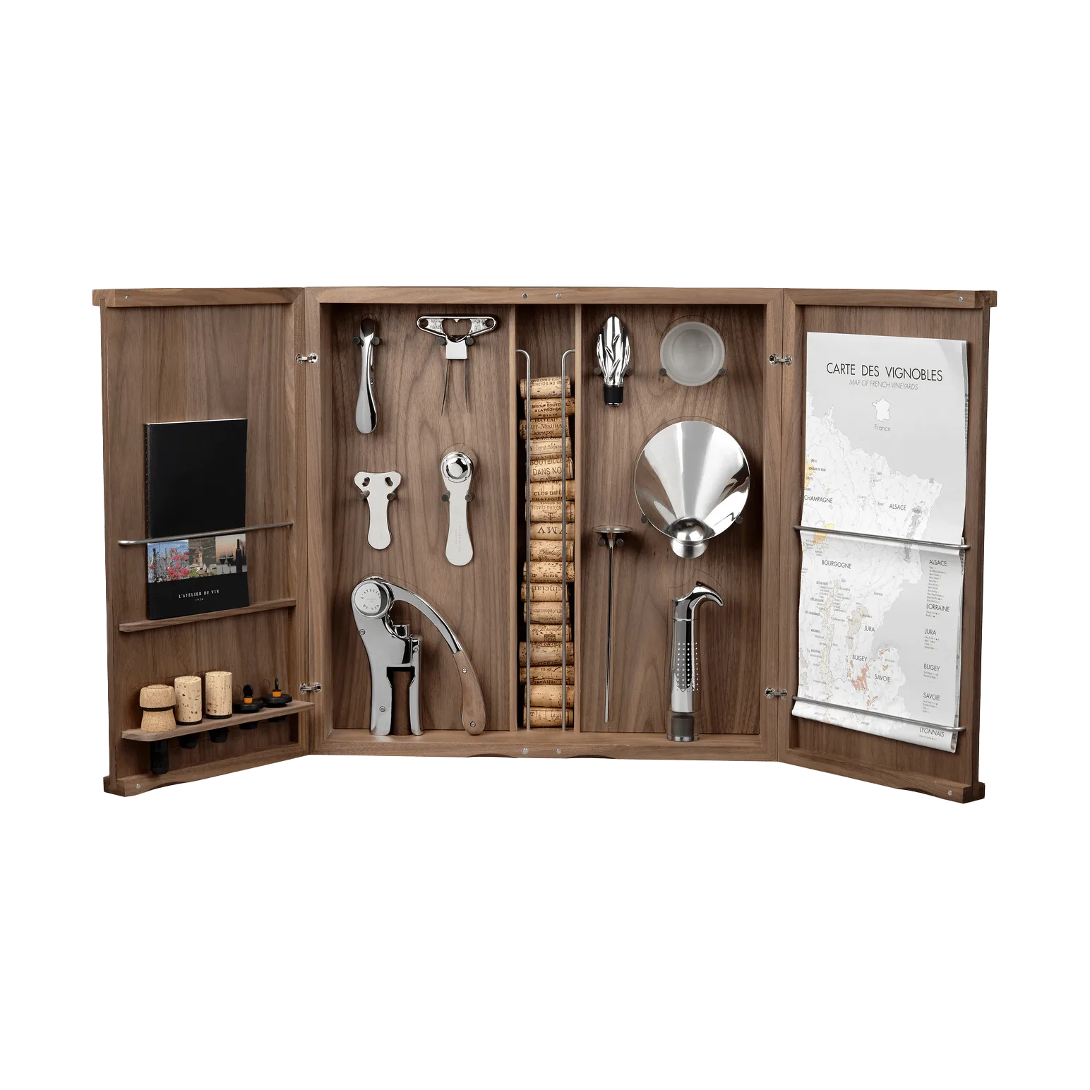 Cabinet d'Oeno-Curiosités viinikaappi, 13 osaa L'Atelier du Vin