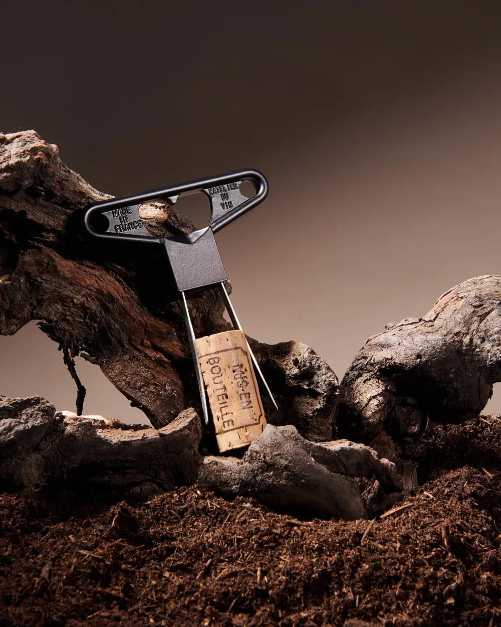 L'Atelier Bilame korkkiruuvi, Musta L'Atelier du Vin