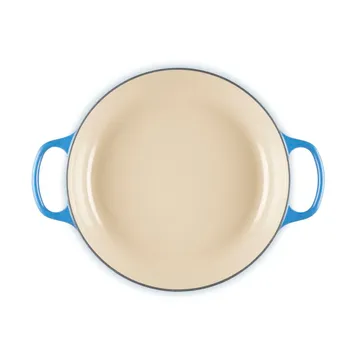 Le Creuset Classic valurauta buffeekasari lasikannella - Azure, 3,5 l - Le Creuset