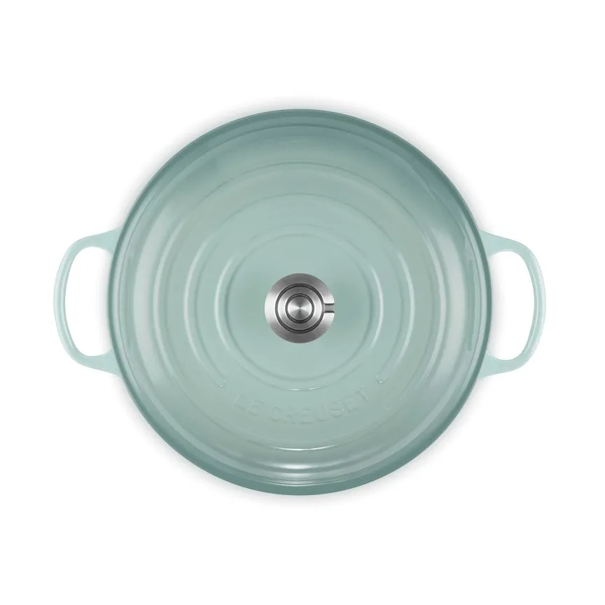 Le Creuset Classic valurauta buffeekasari lasikannella, Merisuola, 3,5 l Le Creuset