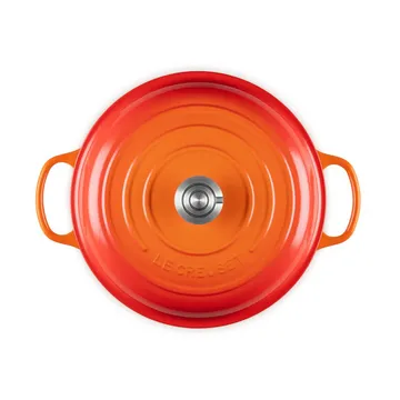 Le Creuset Classic valurauta buffeekasari lasikannella - Volcanic, 3,5 l - Le Creuset