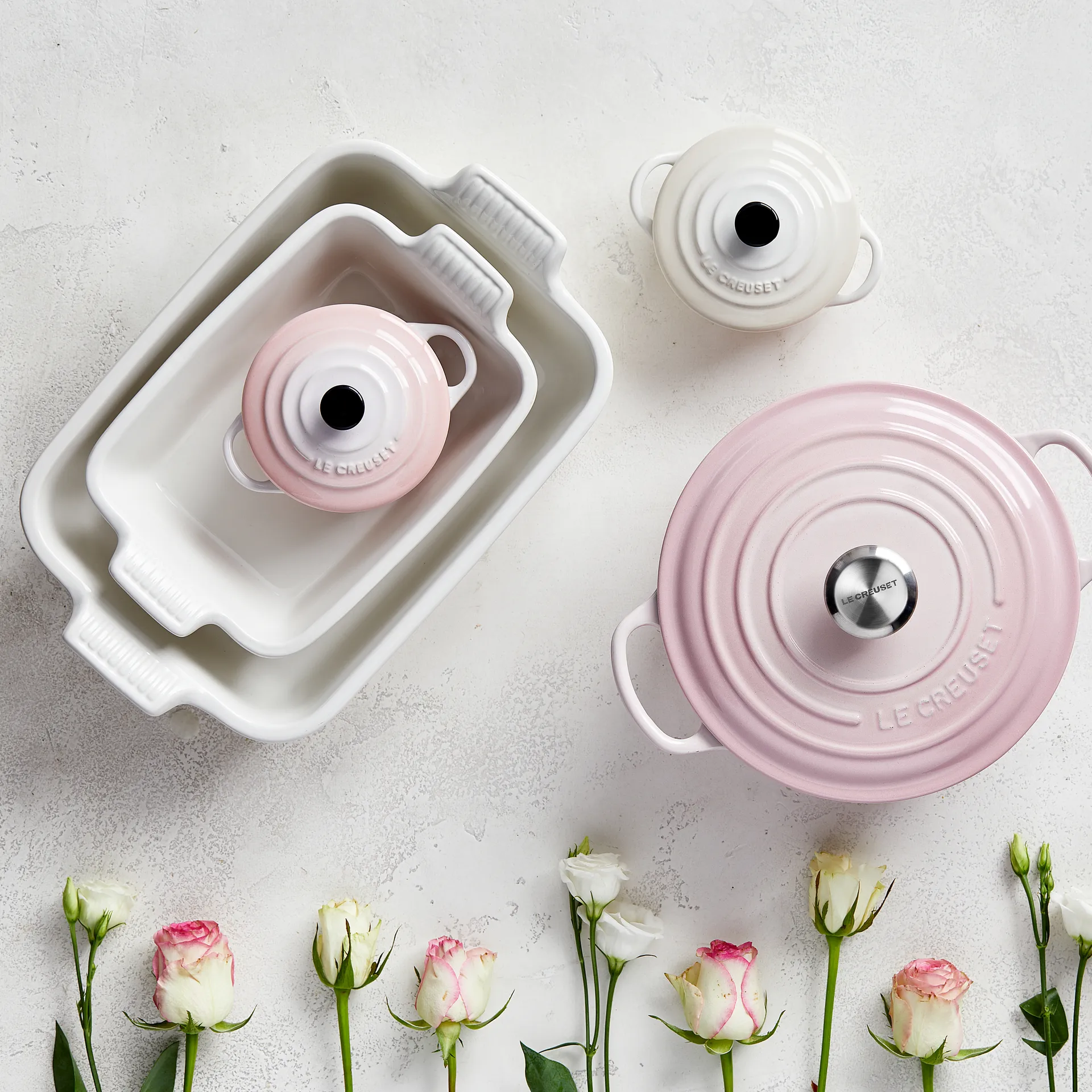 Le Creuset Heritage -uunivuoka 26 cm, Meringue Le Creuset