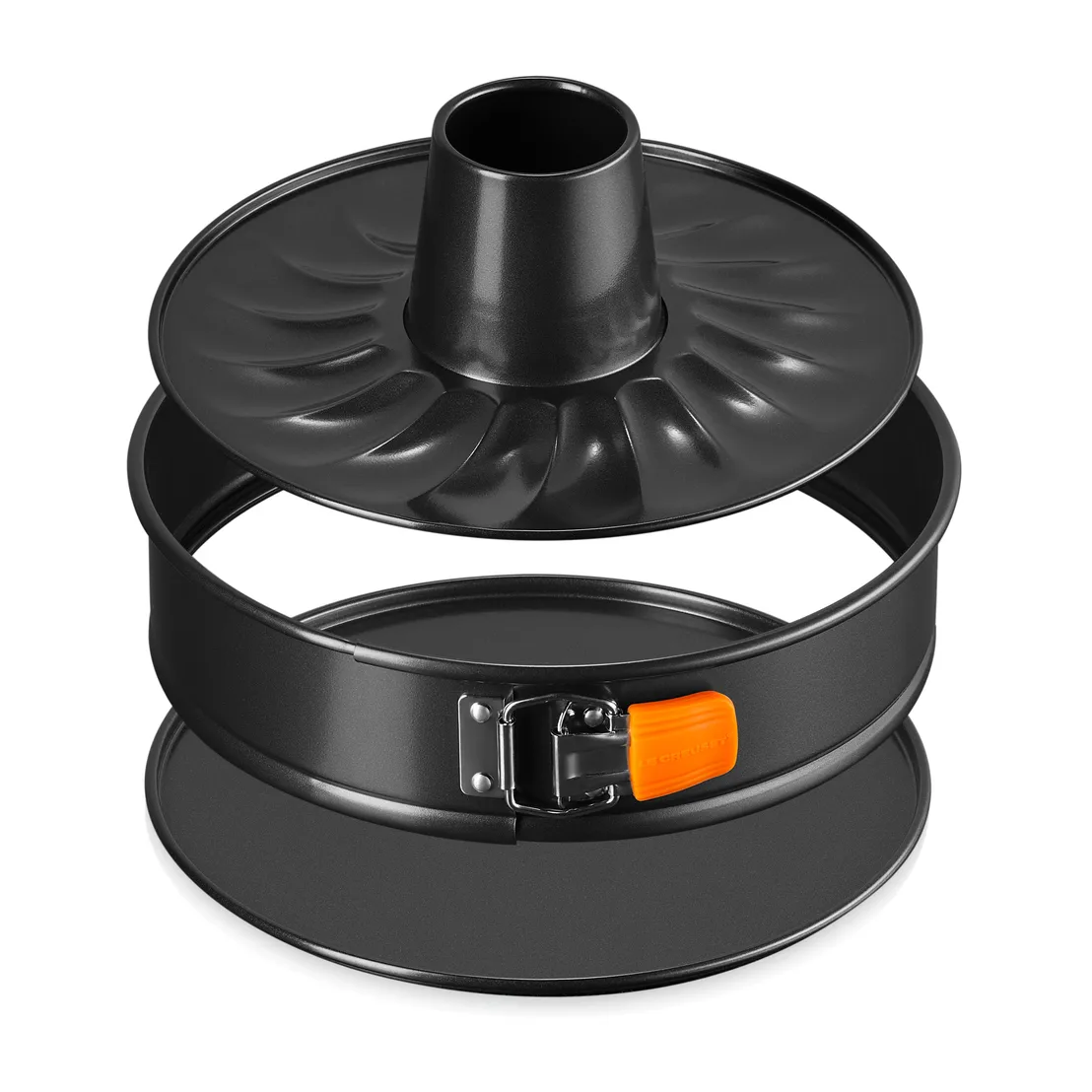 Le Creuset -irtopohjavuoka kahdella pohjalla, Matte black Le Creuset