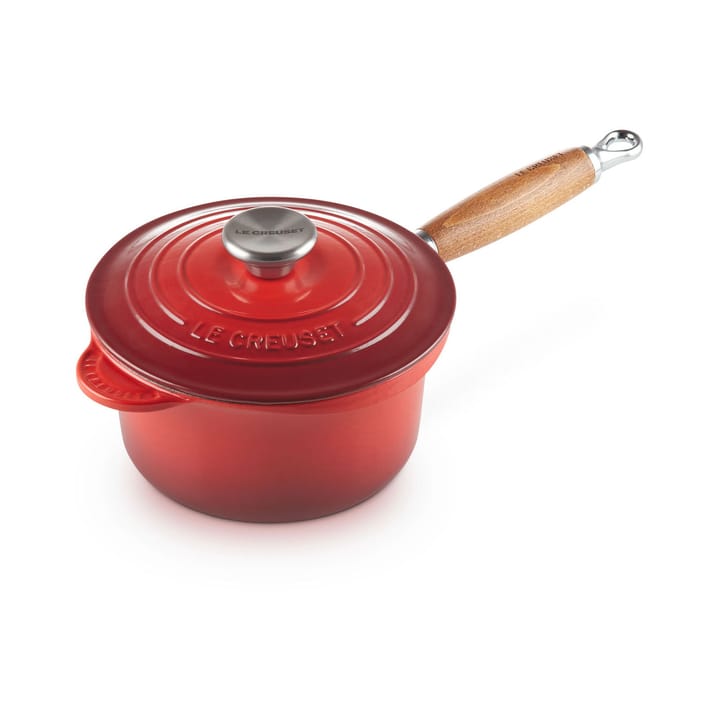 Le Creuset -kattila puukahvalla 1,8 l - Cerise - Le Creuset