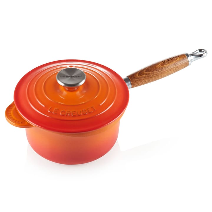 Le Creuset -kattila puukahvalla 1,8 l - Volcanic - Le Creuset