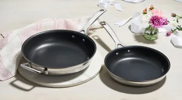 Le Creuset paistinpannusetti non stick - Ruostumaton teräs, 2 osaa - Le Creuset