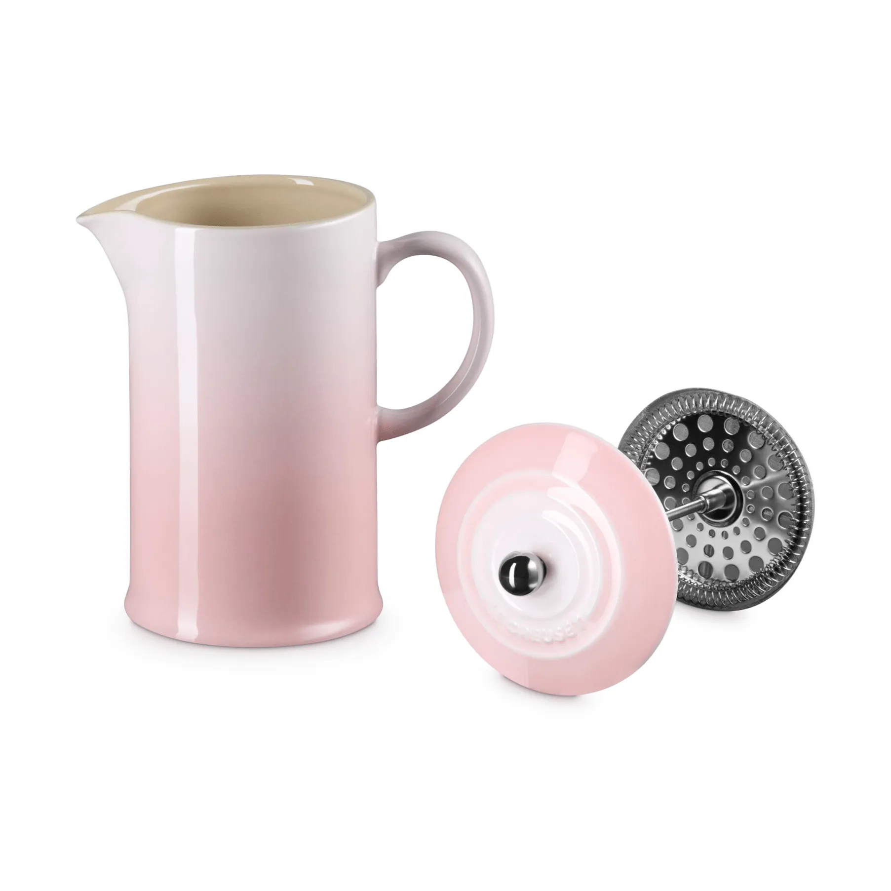 Le Creuset pressokannu, Shell Pink, 1 l Le Creuset