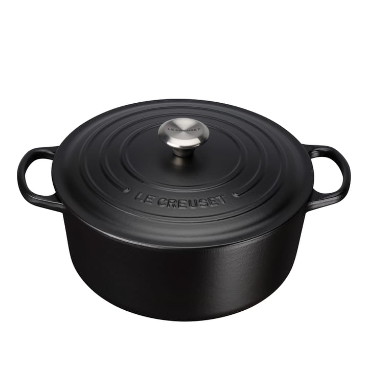 Le Creuset pyöreä pata 5,3 l, Matte black Le Creuset