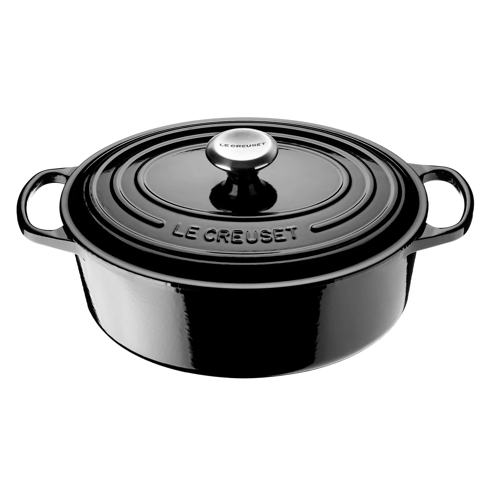 Le Creuset Signature Ovaali pata 4.1 l, Musta Le Creuset