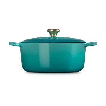 Le Creuset Signature ovaali pata 6,3 l - Bleu Riviera - Le Creuset