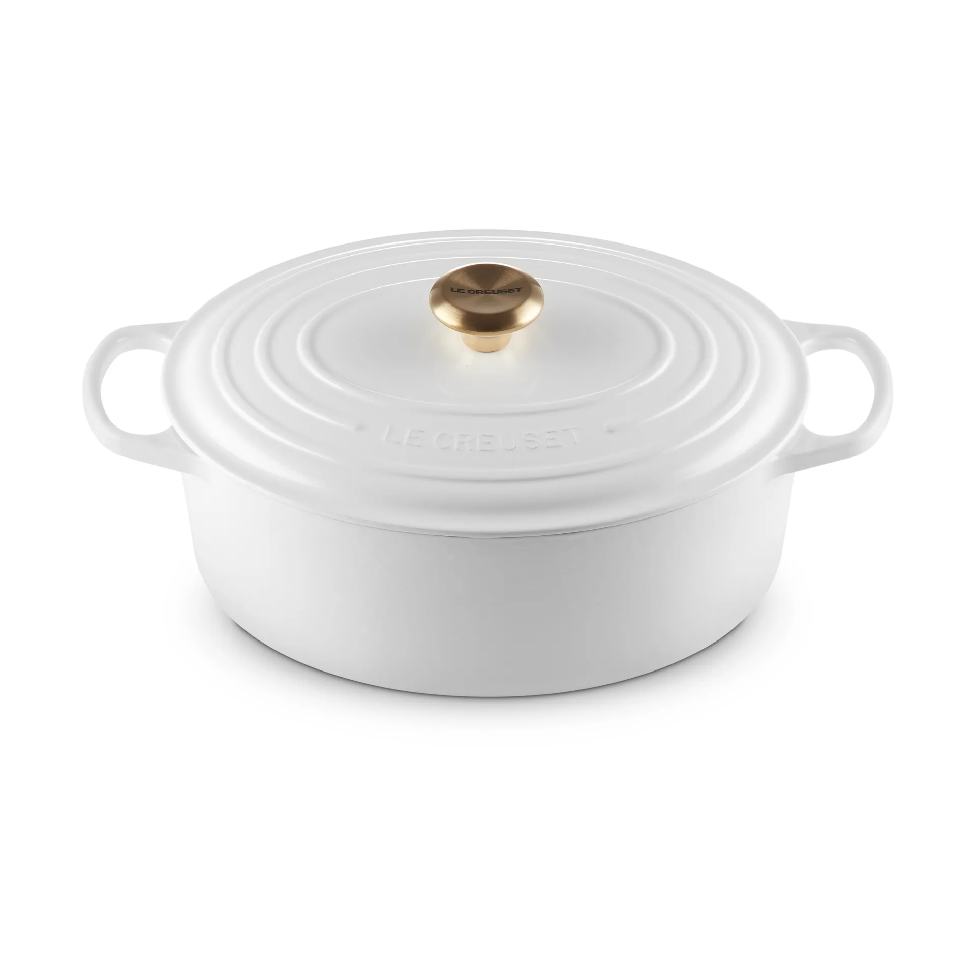 Le Creuset Signature ovaali pata 6,3 l, Valkoinen Le Creuset