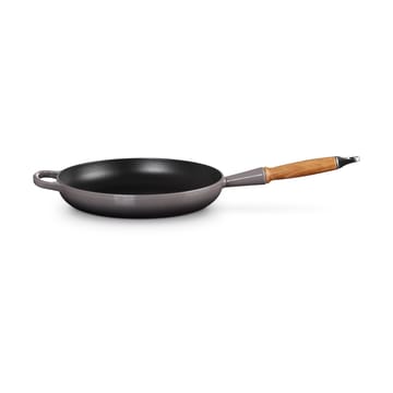 Le Creuset Signature -paistinpannu puukahvalla 28 cm - Flint - Le Creuset