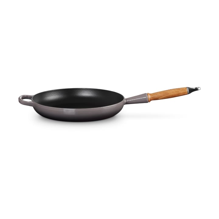Le Creuset Signature -paistinpannu puukahvalla 28 cm, Flint Le Creuset