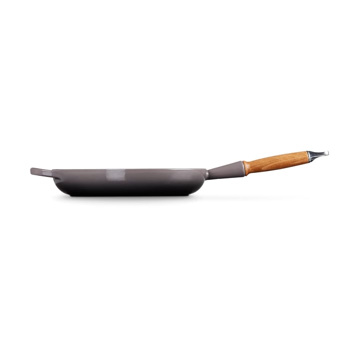 Le Creuset Signature -paistinpannu puukahvalla 28 cm, Flint Le Creuset