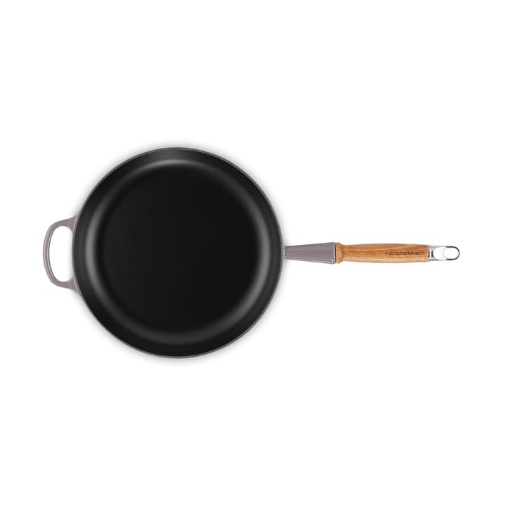 Le Creuset Signature -paistinpannu puukahvalla 28 cm, Flint Le Creuset