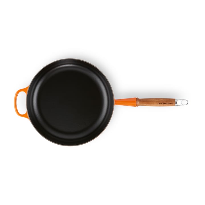 Le Creuset Signature -paistokasari puukahvalla 28 cm, Flame Le Creuset