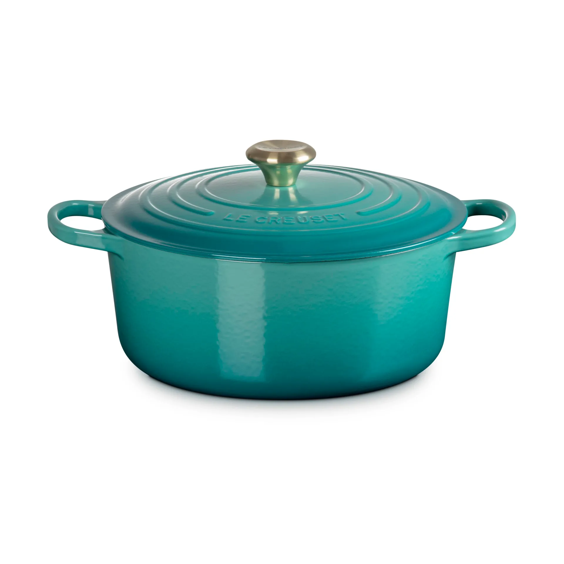 Le Creuset Signature Pyöreä pata 4.2 l, Bleu Riviera Le Creuset