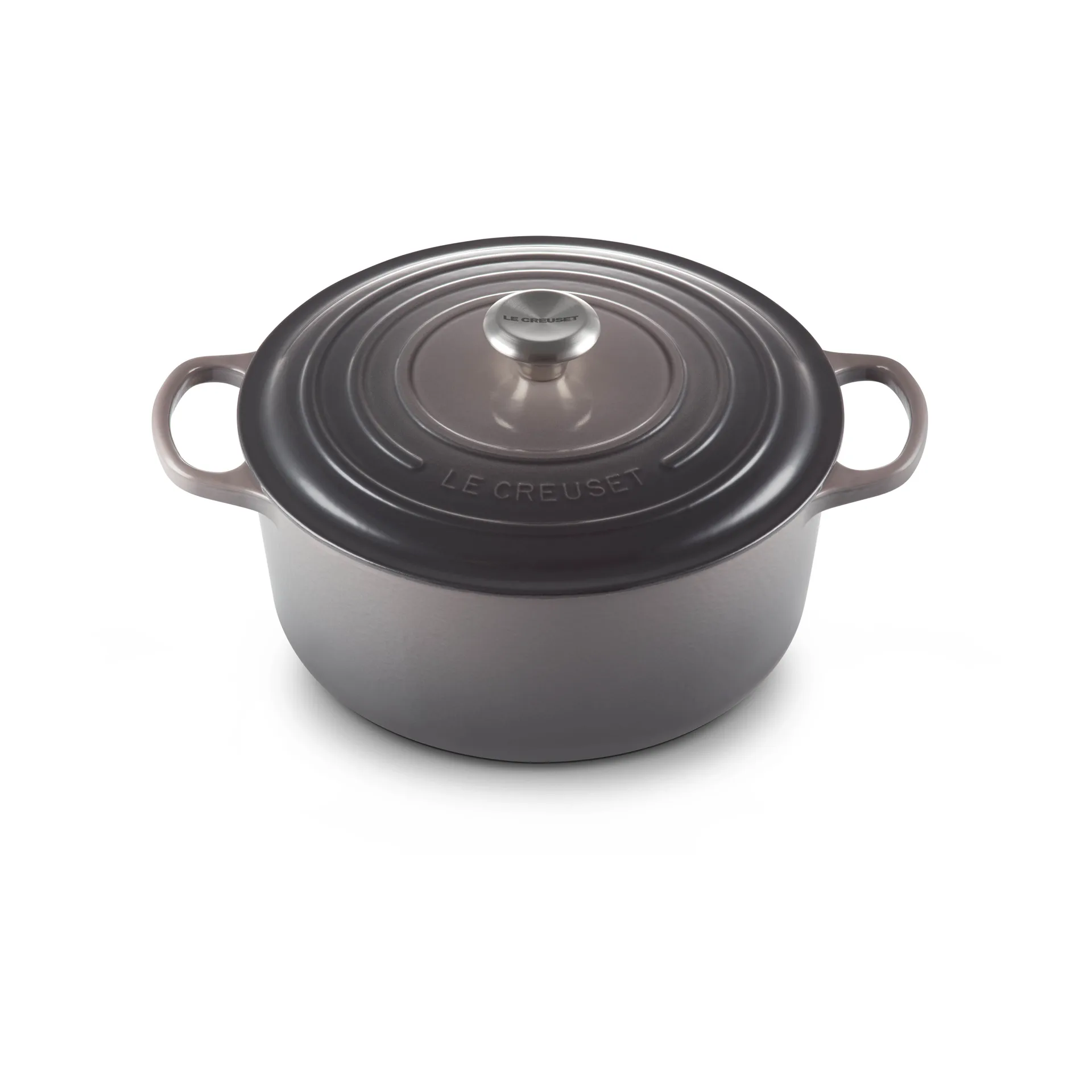 Le Creuset Signature Pyöreä pata 4.2 l, Flint Le Creuset