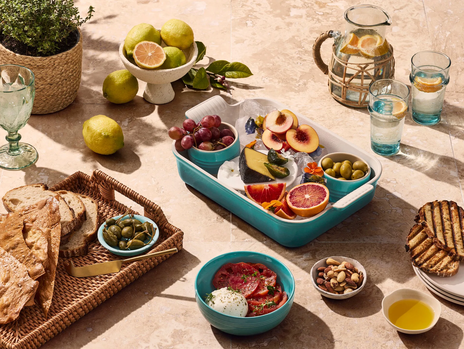 Le Creuset Signature serveringskulho 2,2 L, Bleu Riviera Le Creuset