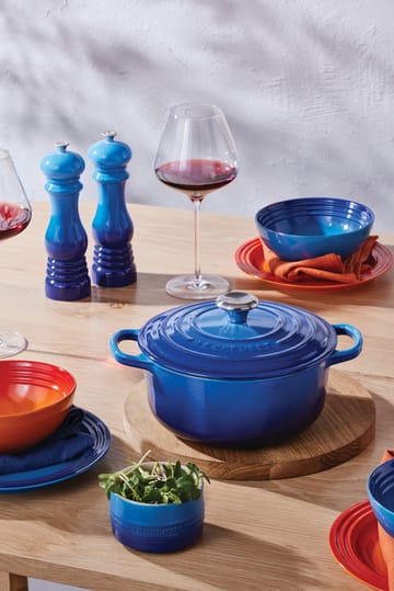 Le Creuset Signature Syvä lautanen 16 cm - Azure blue - Le Creuset