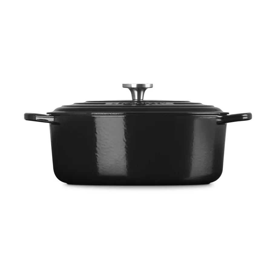 Le Creuset Signature valurauta ovaali pata, Black, 6,3 l Le Creuset