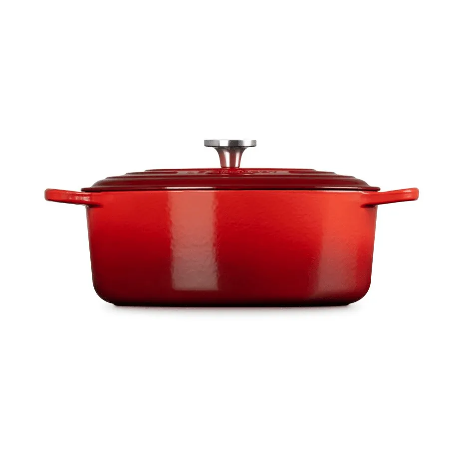 Le Creuset Signature valurauta ovaali pata, Kirsikka, 6,3 l Le Creuset