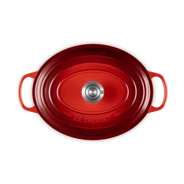 Le Creuset Signature valurauta ovaali pata - Kirsikka, 6,3 l - Le Creuset