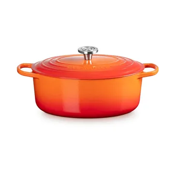 Le Creuset Signature valurauta ovaali pata - Volcanic, 6,3 l - Le Creuset