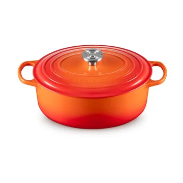 Le Creuset Signature valurauta ovaali pata - Volcanic, 6,3 l - Le Creuset