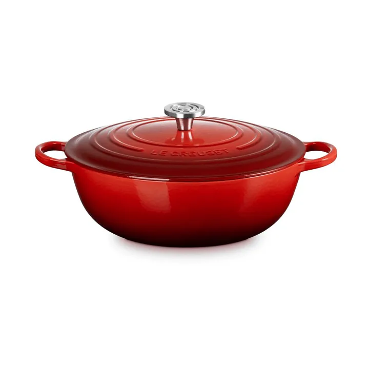 Le Creuset Signature valurauta pata - Kirsikanpunainen, 7 l - Le Creuset
