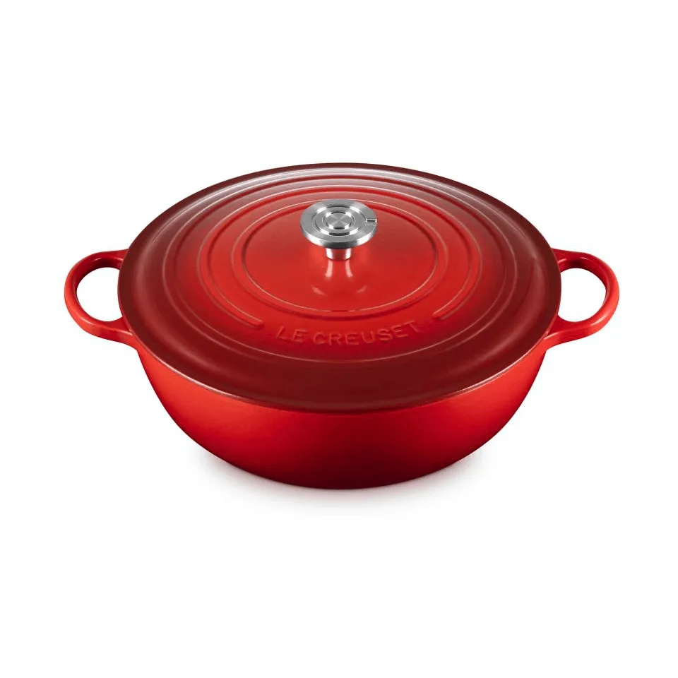 Le Creuset Signature valurauta pata, Kirsikanpunainen, 7 l Le Creuset