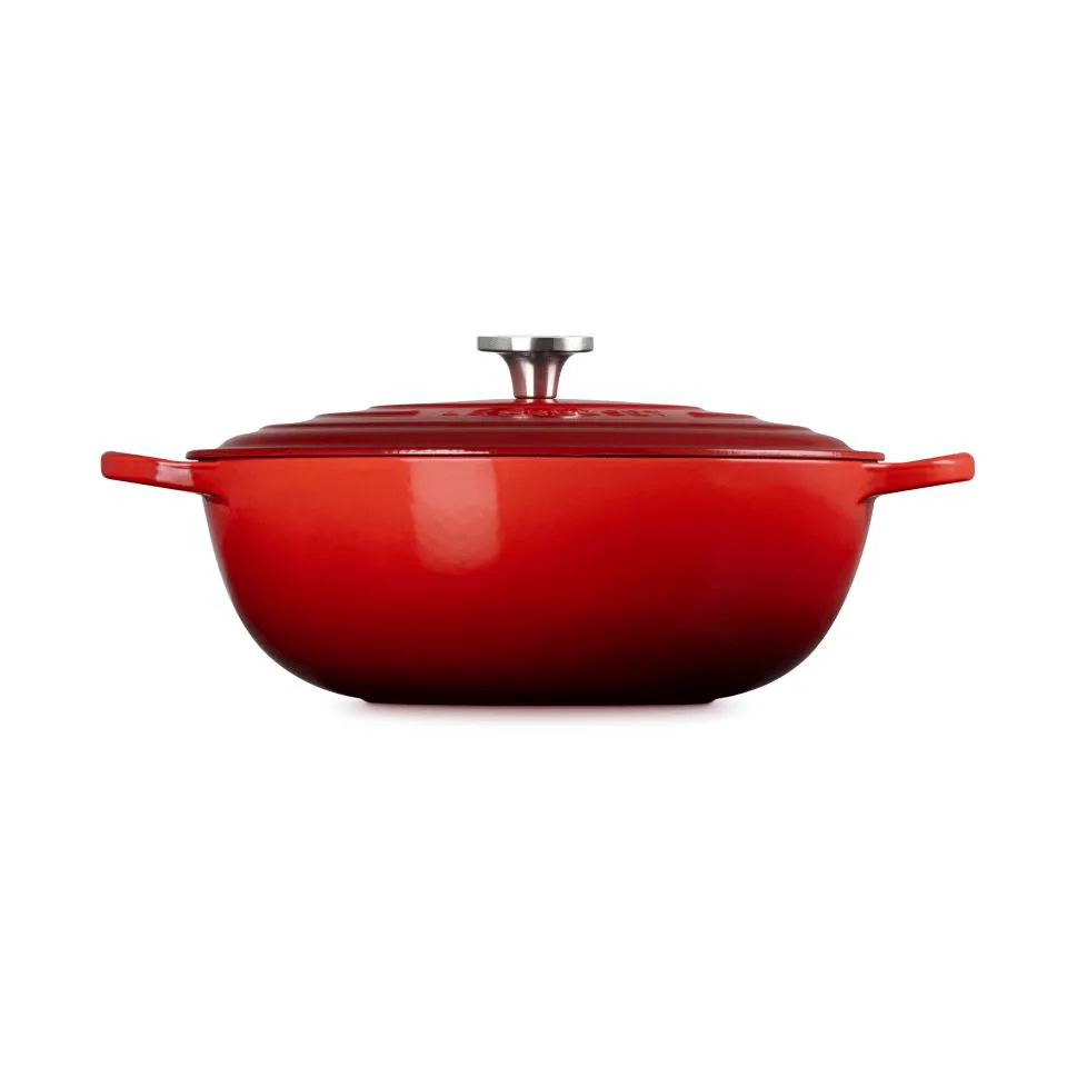 Le Creuset Signature valurauta pata, Kirsikanpunainen, 7 l Le Creuset