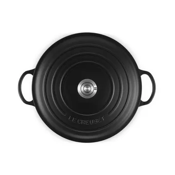 Le Creuset Signature valurauta pata - Matte Black, 7 l - Le Creuset