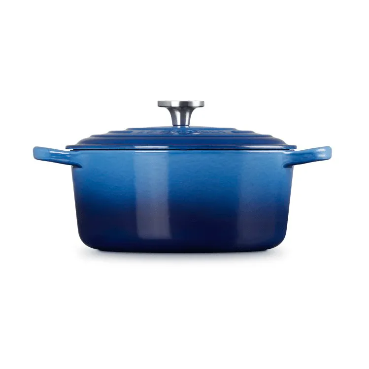 Le Creuset Signature valurautainen pyöreä pata, Azure, 3,3 l Le Creuset