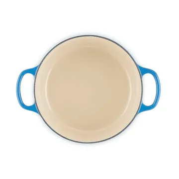 Le Creuset Signature valurautainen pyöreä pata - Azure, 3,3 l - Le Creuset
