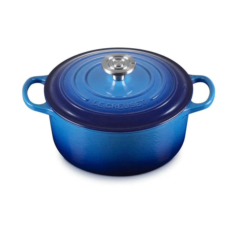 Le Creuset Signature valurautainen pyöreä pata, Azure, 4,2 l Le Creuset
