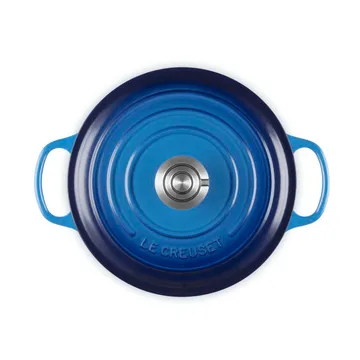 Le Creuset Signature valurautainen pyöreä pata - Azure, 4,2 l - Le Creuset
