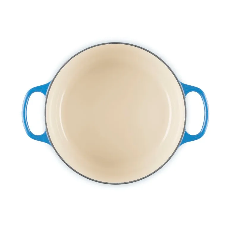 Le Creuset Signature valurautainen pyöreä pata, Azure, 4,2 l Le Creuset