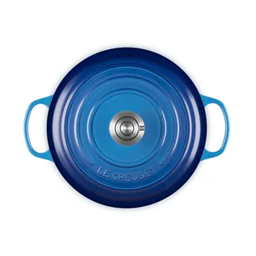 Le Creuset Signature valurautainen pyöreä pata - Azure, 5,3 l - Le Creuset